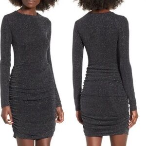 Elegant Black Glitter Dress